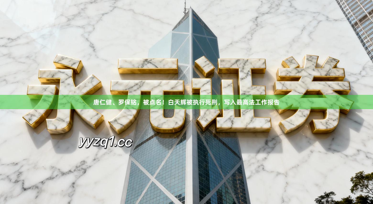 唐仁健、罗保铭，被点名！白天辉被执行死刑，写入最高法工作报告